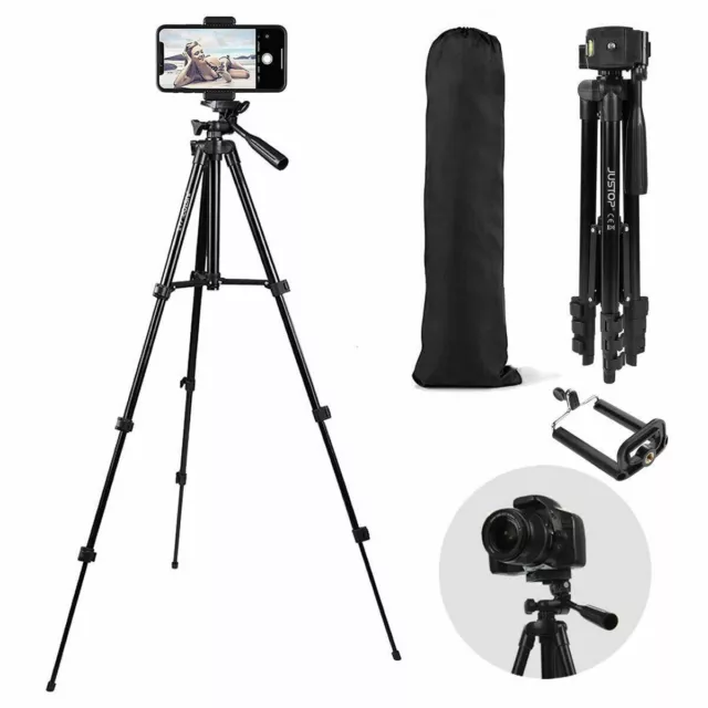 Tripod Stand Mount For Digital Camera Camcorder Phone Holder iPhone DSLR SLR UK