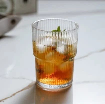 2022 6.5 Ribbed Glass cups