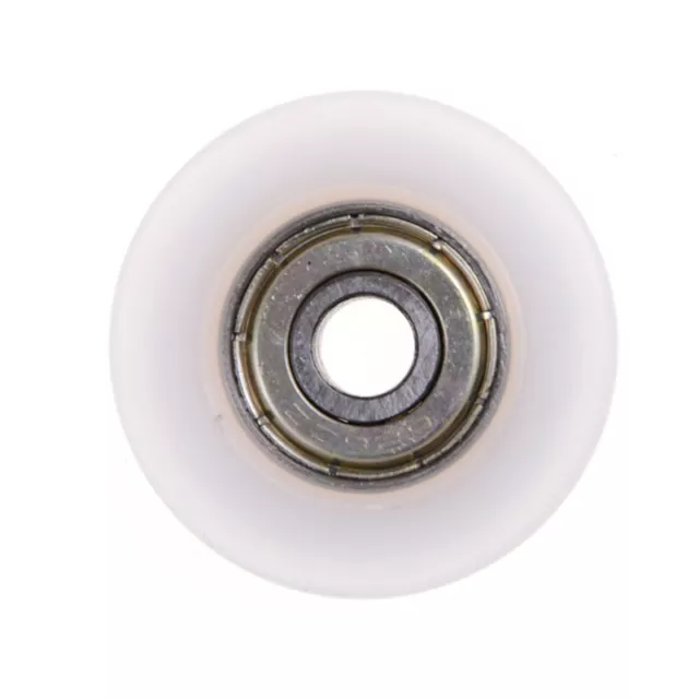 New 6*30*10mm U Groove Metal Shield Nylon Pulley Wheels Roller Ball Bearings 3