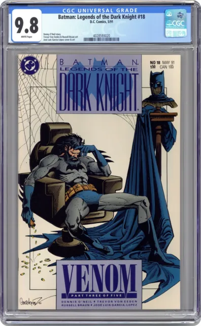 Batman Legends of the Dark Knight #18 CGC 9.8 1991 4028593020