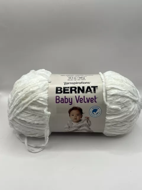 Yarnspirations - Bernat Baby Velvet Yarn - Pale Gray (86025