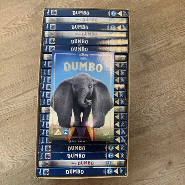 25 × Dvd Wholesale Job Lot - Disney - Dumbo Live Action - Brand New & Sealed