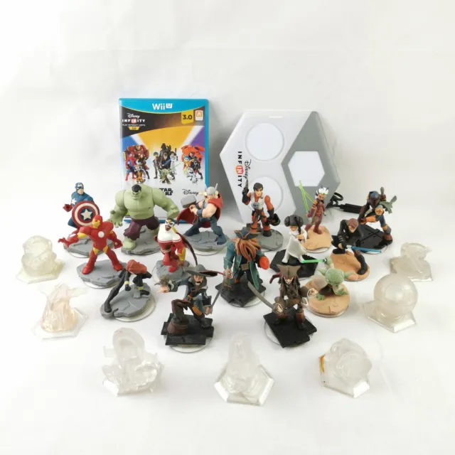 Nintendo Wii U Disney Infinity 3.0 15x Figuren + Spiel + Portal + Kristallpaket