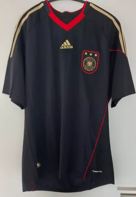 Adidas Fußball Trikot  DFB WM 2010 ohne Nr., schwarz, Gr. L