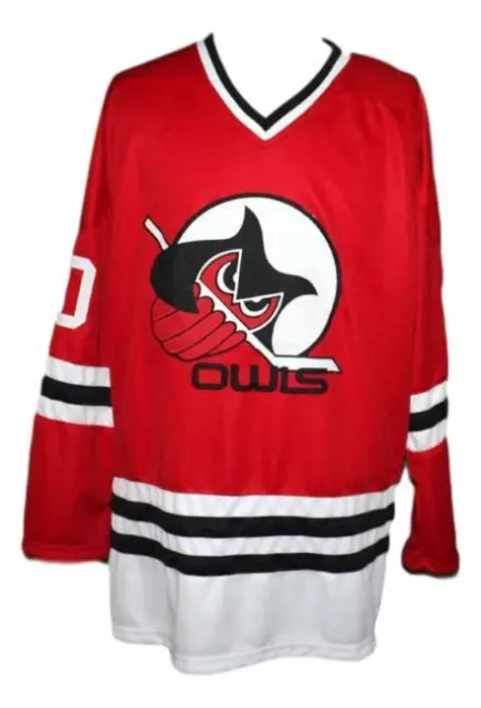 QualityJerseys Any Name Number Quebec remparts Retro Hockey Jersey New Sewn Red Any Size - Red - Polyester - L