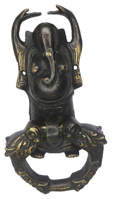Happy Man Door bell Victorian Antique Finish Solid Brass Handmade Door Knocker