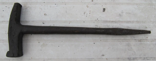 Ancien Marteau De Métier – Outil En Acier, Générique, Patine D'époque