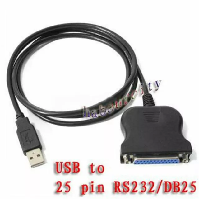 USB 2.0 RS232/DB25 Parallel IEEE 1284 Printer Cable DB 25 LPT connector adapter