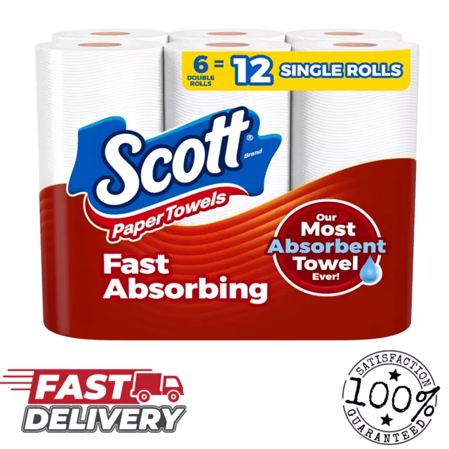 Scott Choose-A-Sheet Paper Towels - 12 Double Rolls