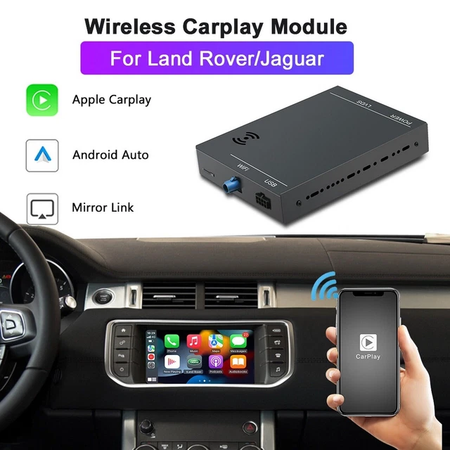 Upgrade Screen Decoder Box Carplay Android Auto Retrofit for JAGUAR Land Rover