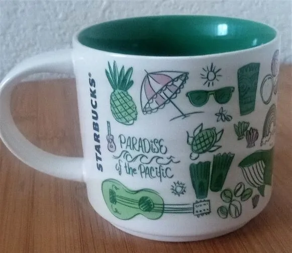 2018 Starbucks Been There Series Mug  HAWAII 14 fl oz Coffee Cup Aloha green