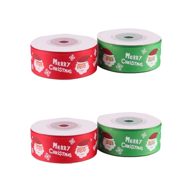 4 rollen Weihnachten Band Urlaub Handwerk Band Weihnachten Druck Band