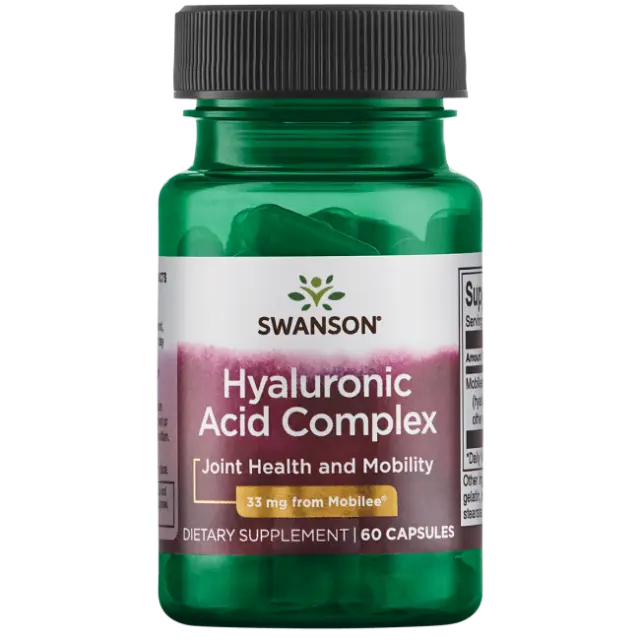 Swanson hyaluronic acid complex 33 mg 60 Capsules.