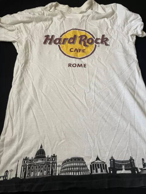 T SHIRT HARD ROCK Caf Roma Tg. M EUR 27 00 PicClick IT