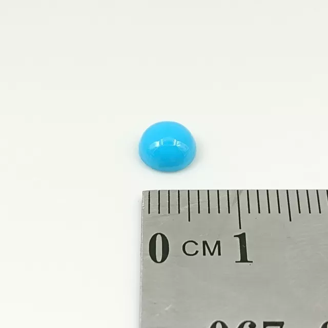 NATURAL TURQUOISE  - 6.0mm Round Cabochon Cut Loose Gemstone Sleeping Beauty