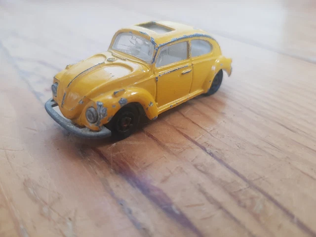 Lot De 2 Majorette : Coccinelle VW Bleue (1:60) Et Ford Mustang GT