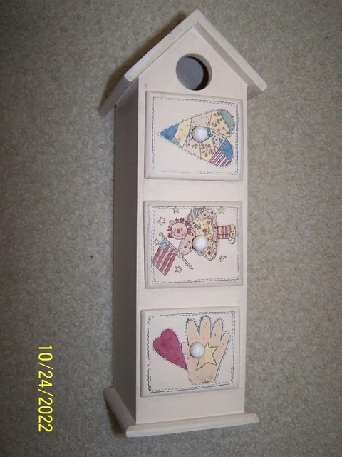Decorator Birdhouse with 3 Drawers