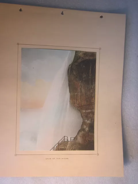 1916 Niagara Falls print Cave of the Winds Albertype litho