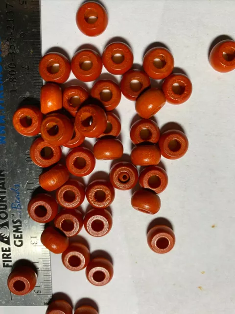 Large Hole Woods Beads ***UPICK*** Wood Beads for Macrame 5