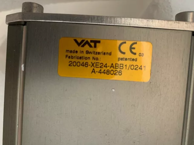 VAT 20046 Trottle Valve