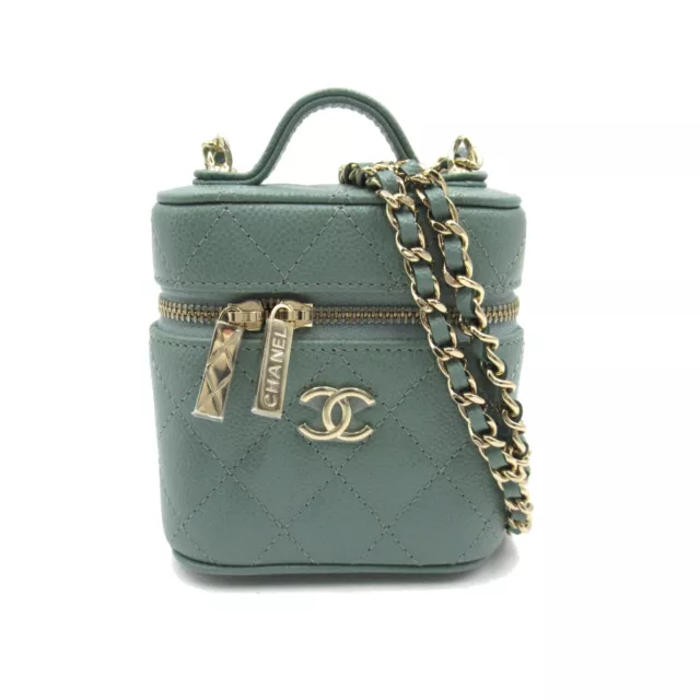 Chanel Petit Curved Vanity Case With Chain