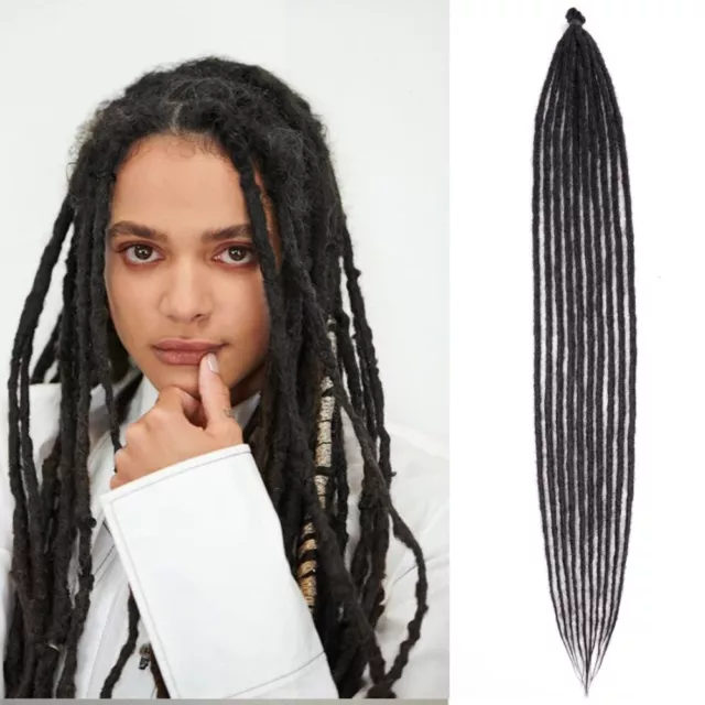 Peluquería trenzada sintética para cabello de ganchillo 5 raíces 3D rastas de reggae