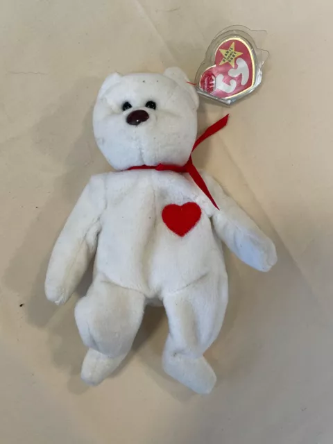 TY Beanie Baby - Valentino the Bear