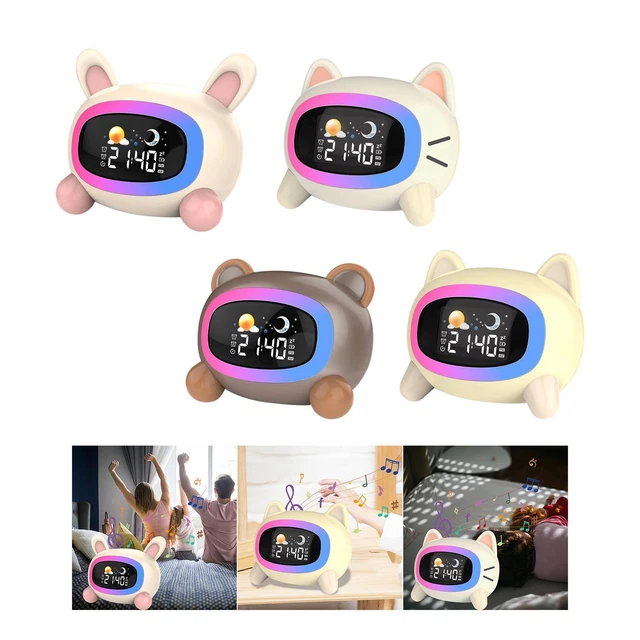 Réveil Kids Gift USB Snooze Night Light Pour La Maison