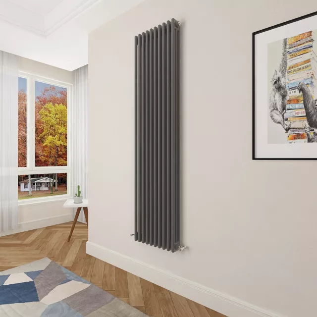 Cast Iron Style 2 3 Column Horizontal Vertical Traditional Radiator Vintage Rads 3