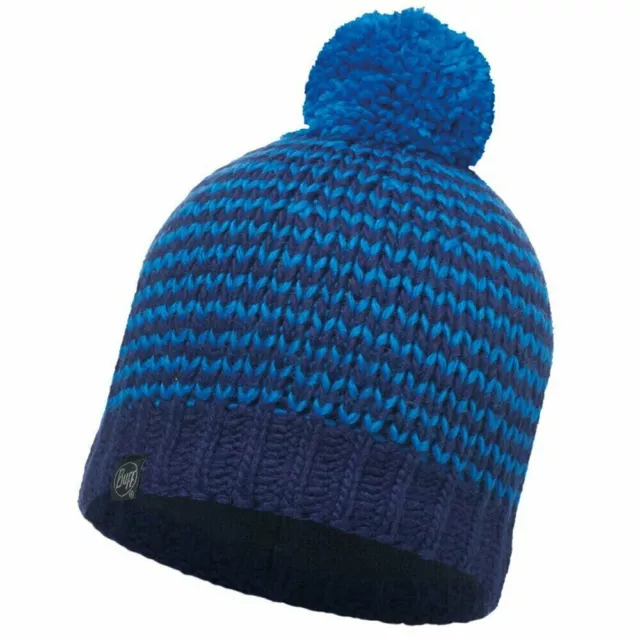 Buff Knitted & Polar Hat Dorn Blue.