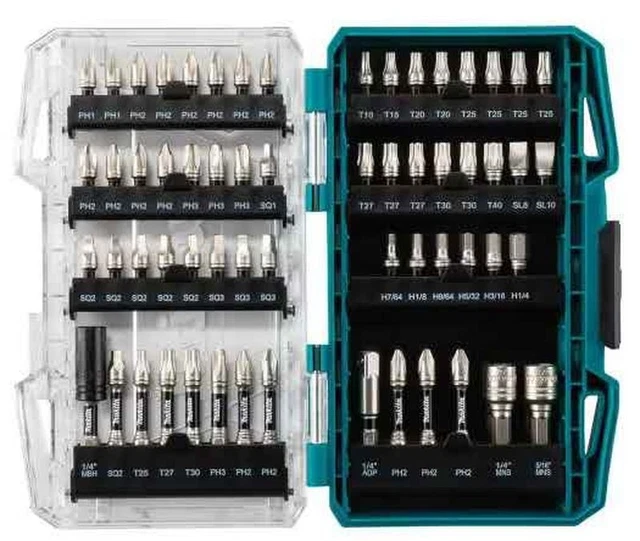 Makita Impack XPS Alloy Steel Impact Rated Screwdriver Drill Bit Set (60-Piece)