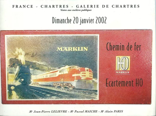 Catalogue de vente chemin de fer HO 2002 Märklin Fleischmann Roco Jouef Hornby