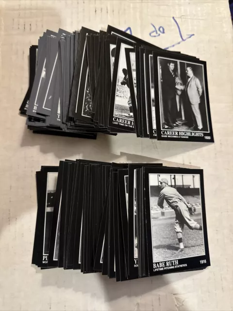 1992 The Babe Ruth Collection Complete 165 Card Set