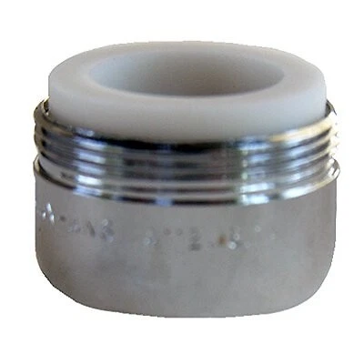 Chrome Aerator, Dual Thread, 55/64 x 27 Female x 15/16-In. Male -09-8013