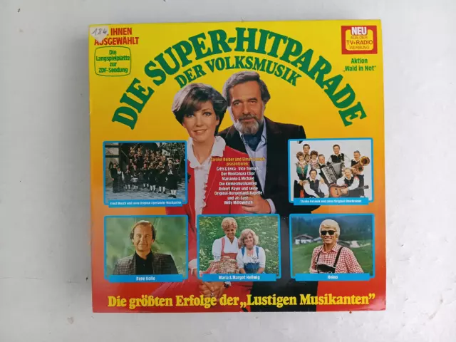 Schallplatte Vinyl LP, Die Super Hitparade der Volksmusik