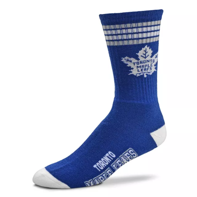 NHL Toronto Maple Leafs Socken 4-Stripe Deuce Socks For Bare Feet Socks Strümpfe