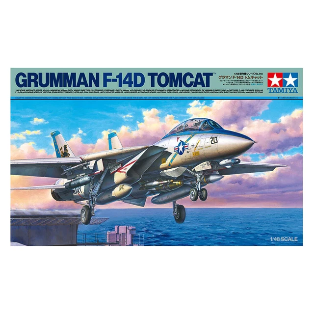 TAMIYA 1/48 SCALE Grumman F-14D Tomcat Model Kit - T61118 $159.95 ...