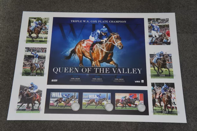 2017 Winx Triple Cox Plate Champion Official Print Only Horse Racing Bowman