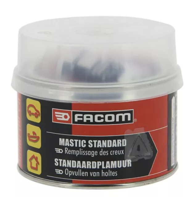 Mastic polyester standard 500gr FACOM réparation carrosserie bosse creux