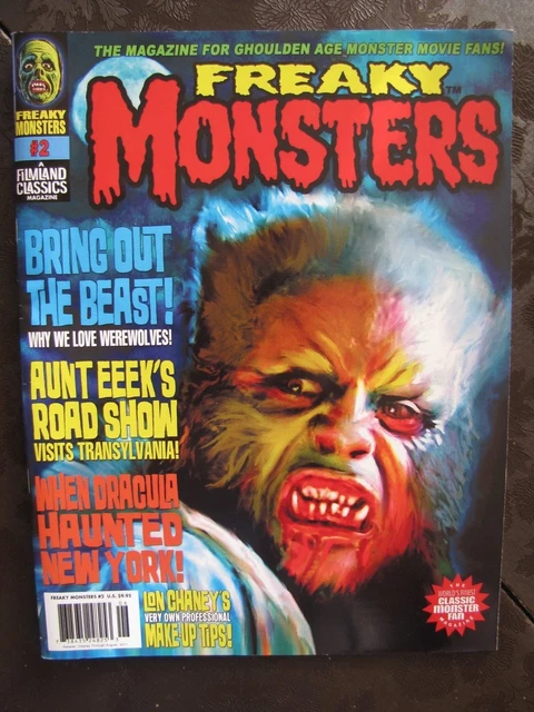 Freaky Monsters # 2 Uncirculated Why We Love Werewolves Freaky Monsters # 2 Uncirculated Why We Love Werewolves