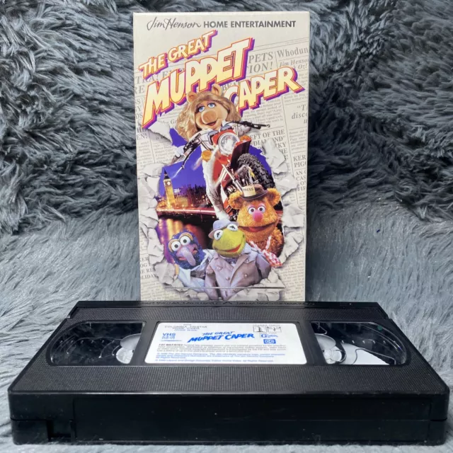 THE GREAT MUPPET Caper VHS 1999 Miss Piggy Kermit Jim Henson Home ...