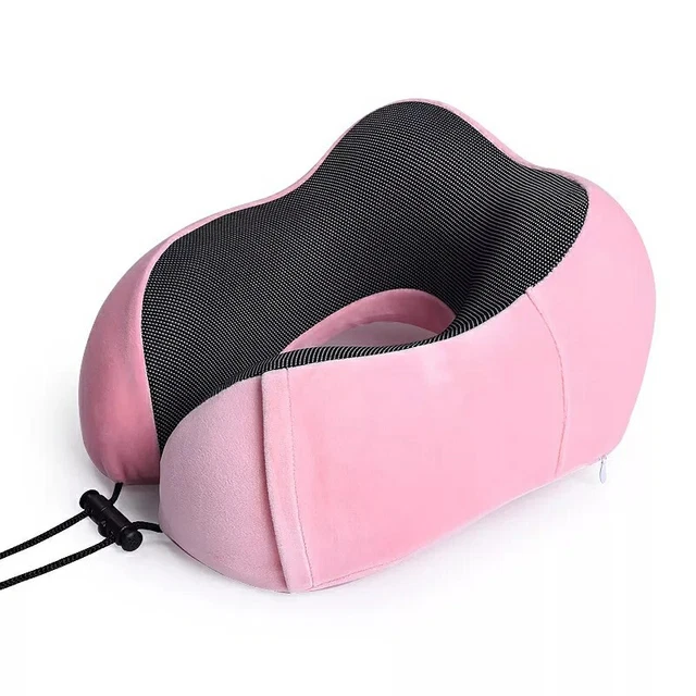 Memory Foam U-Shaped Travel Pillow Neck Support Head Rest Car Plane Cushion