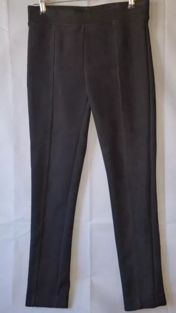Andrew Marc Pants Womens SZ Small Black Faux Suede Pull-on Leggings Soft Fall