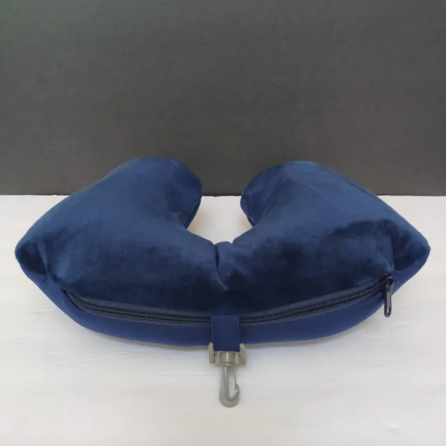 NWT - Samsonite 2-in-1 One Size, Magic Travel Pillow - Blue/Navy