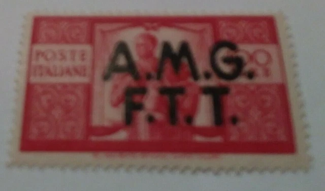 Italy Trieste. Scott's # 14. Mint,LH , sal's stamp store.