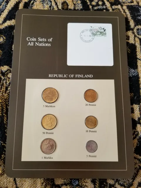 Finland Coins of All Nations 1981-1984 UNC Uncirculated Set