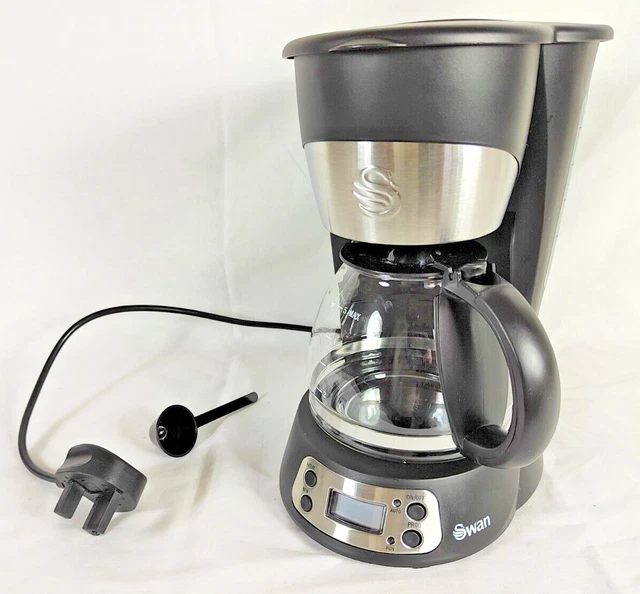 Swan SK13130N 700W Kaffeemaschine schwarz UNBENUTZT, ABER FEHLENDER FILTER UND KORB