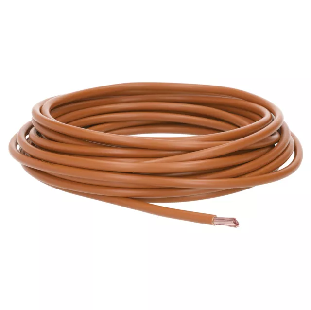 10 Mètre Lapp Câble 4520034 H07V-K 1X6mm ² Noir Robinet Fil de Cuivre PVC