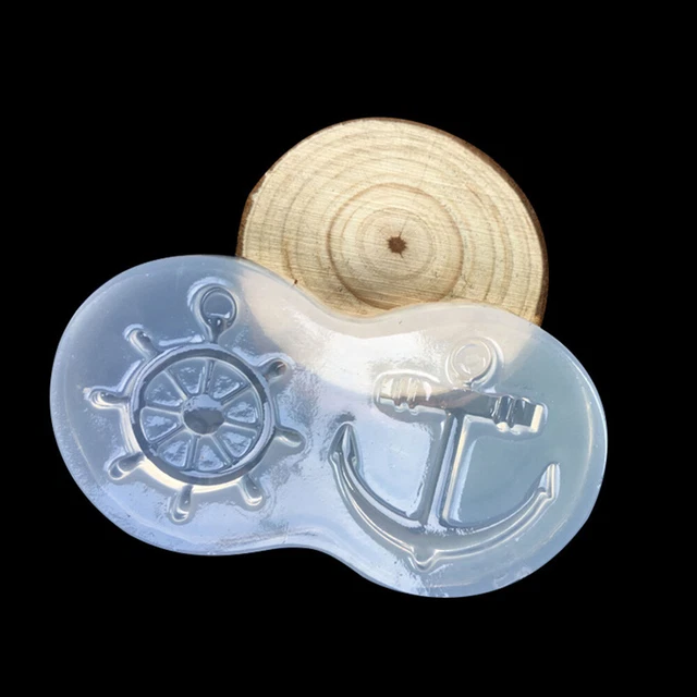 Owl Tree Boat Anchor Silicone Mold Epoxy Resin Casting Toys Ornament DIY Craft