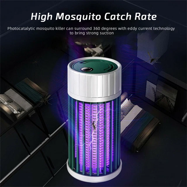 Elektrischer UV LED Insektenvernichter Insektenfalle Mückenlampe Fliegenfänger 4